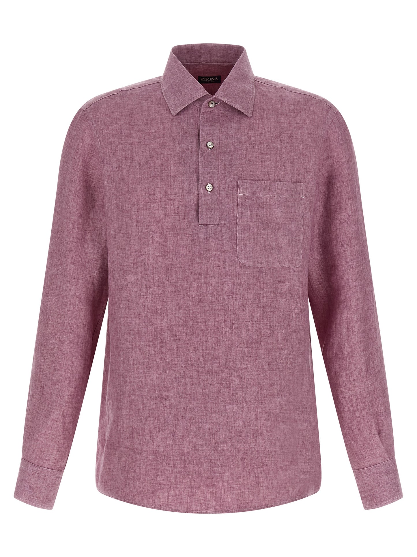 Zegna Men 'Oasi Lino' Polo Shirt ZEGNA