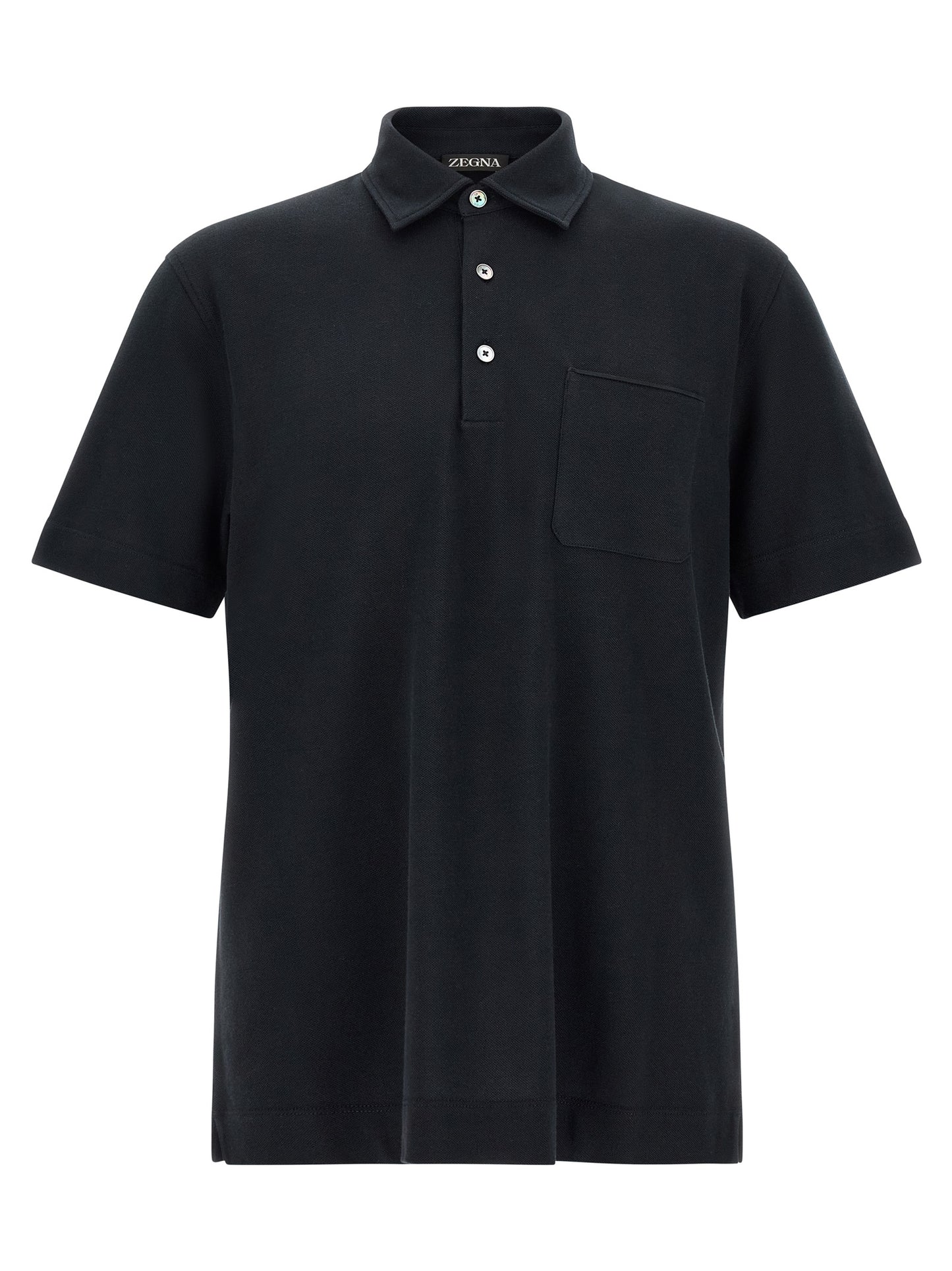 Zegna Men Polo Shirt With Pocket ZEGNA