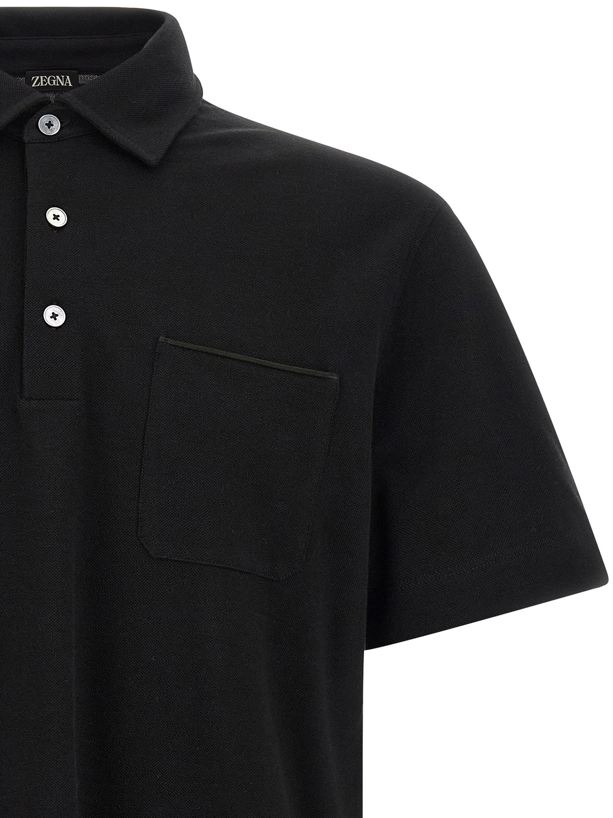 Zegna Men Cotton Polo Shirt ZEGNA