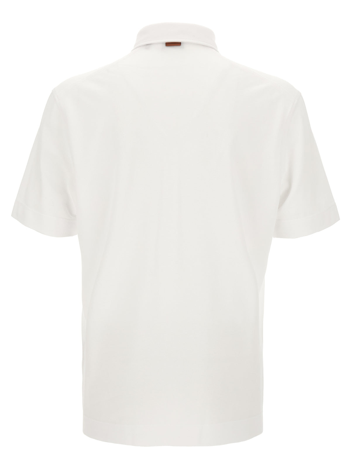 Zegna Men Piqué Cotton Polo Shirt ZEGNA