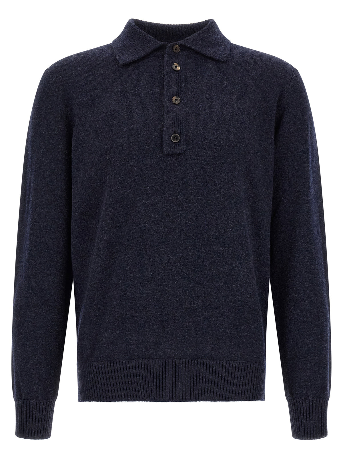 Zegna Men Wool And Cashmere Polo Shirt ZEGNA