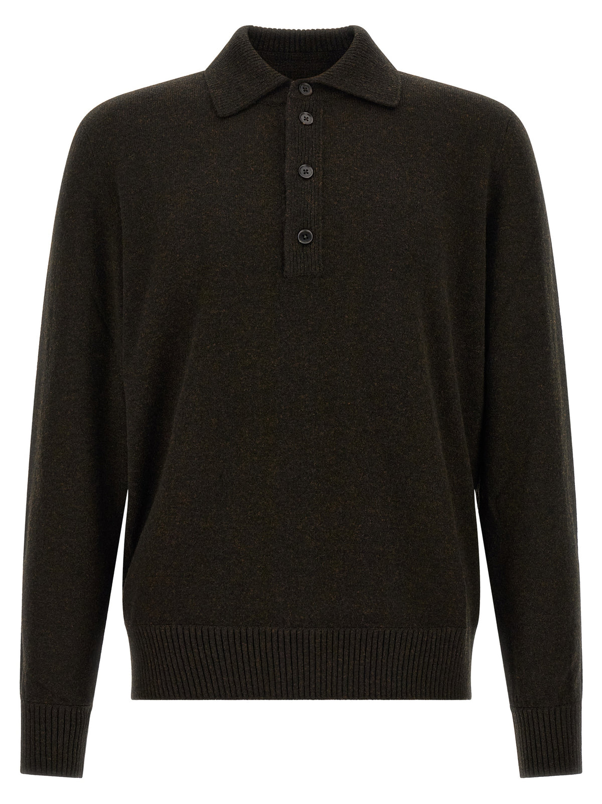 Zegna Men Wool And Cashmere Polo Shirt ZEGNA