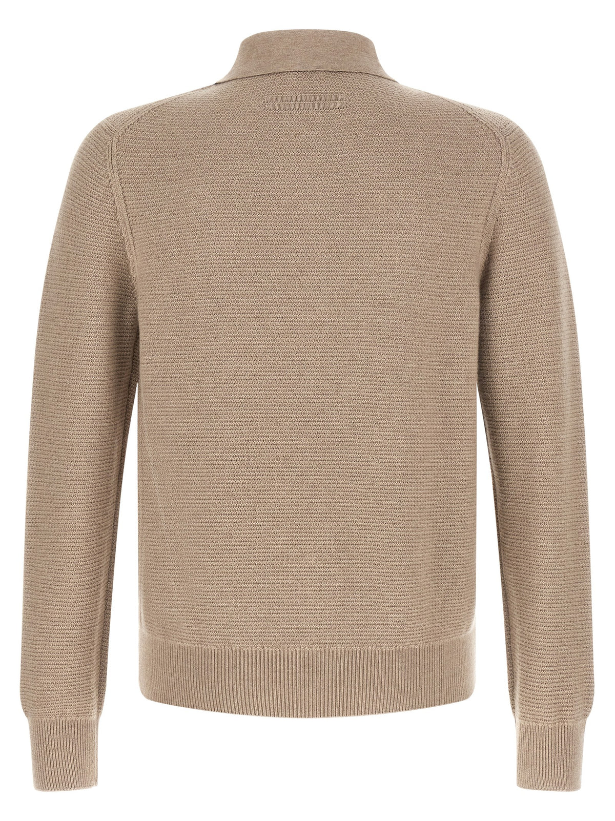 Zegna Men Polo Shirt Oasi Cashmere Beige ZEGNA