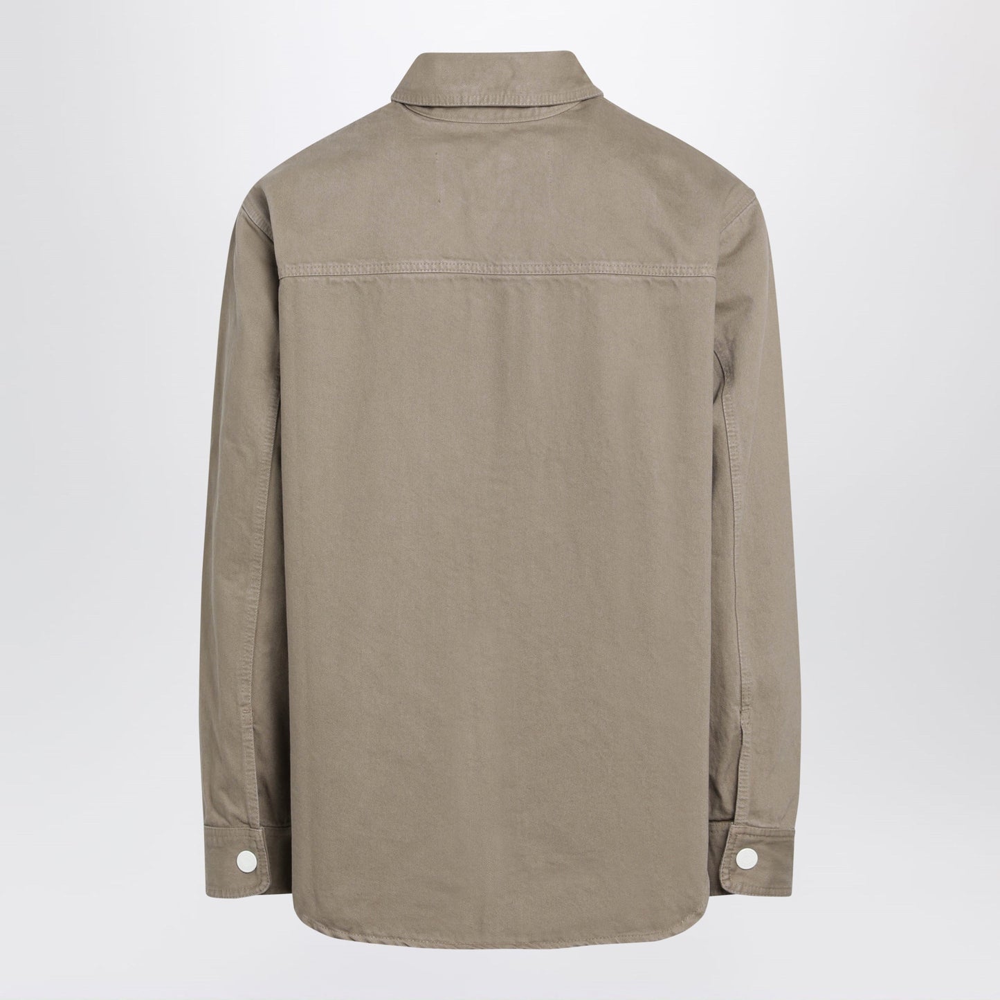 Ami Paris Taupe Beige Ami De Coeur Shirt Men AMI PARIS