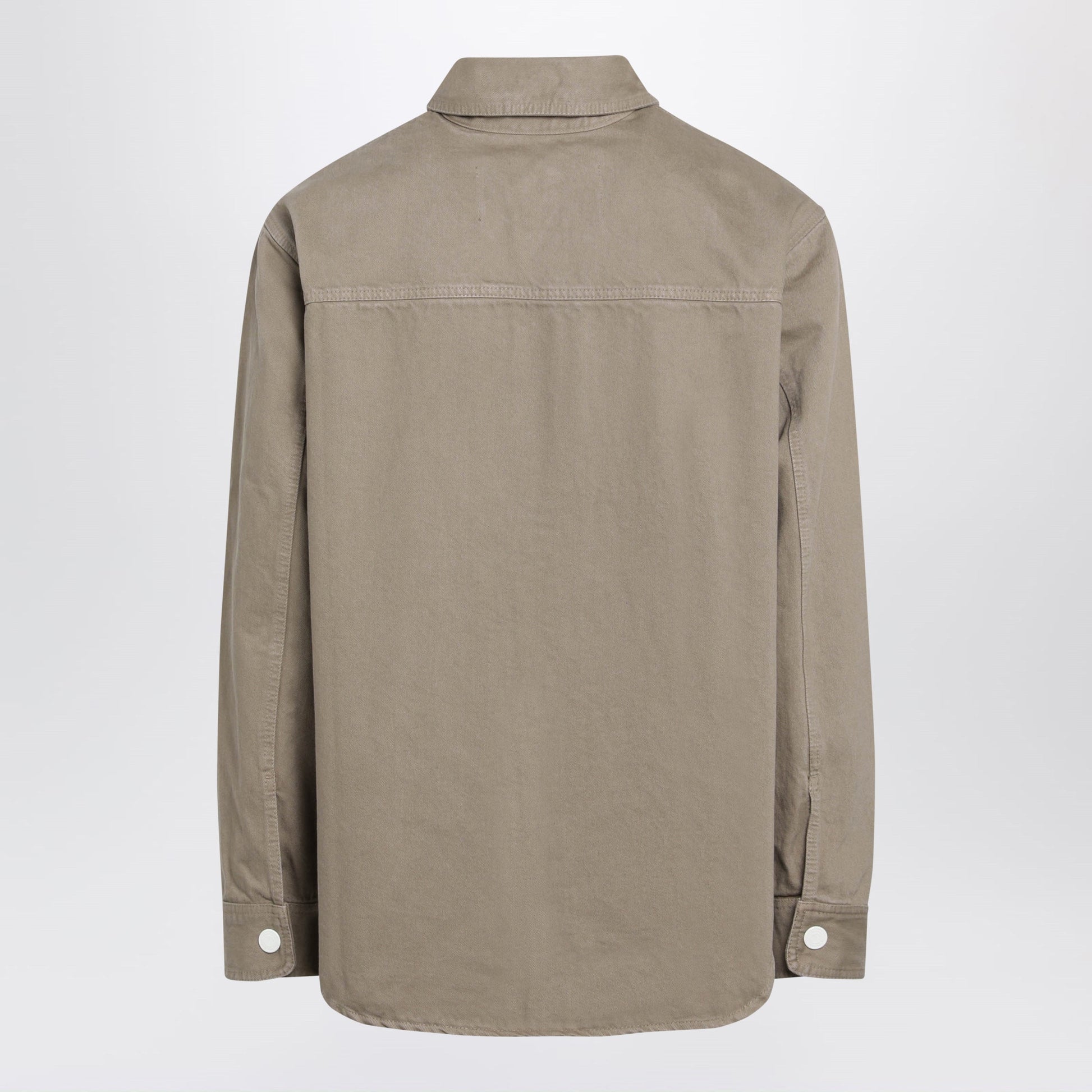 Ami Paris Taupe Beige Ami De Coeur Shirt Men AMI PARIS
