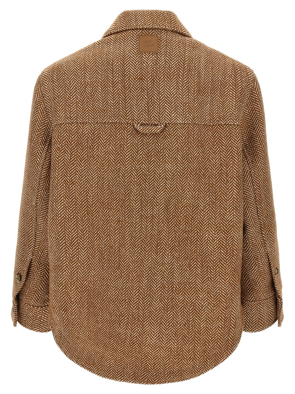 Ami Paris Women Chevron Wool Overshirt AMI PARIS