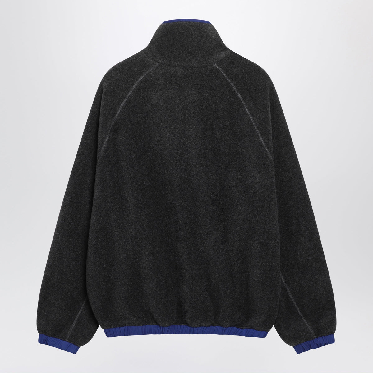 Ami Paris Charcoal Grey Fleece Sweatshirt With Ami Patch Women AMI PARIS