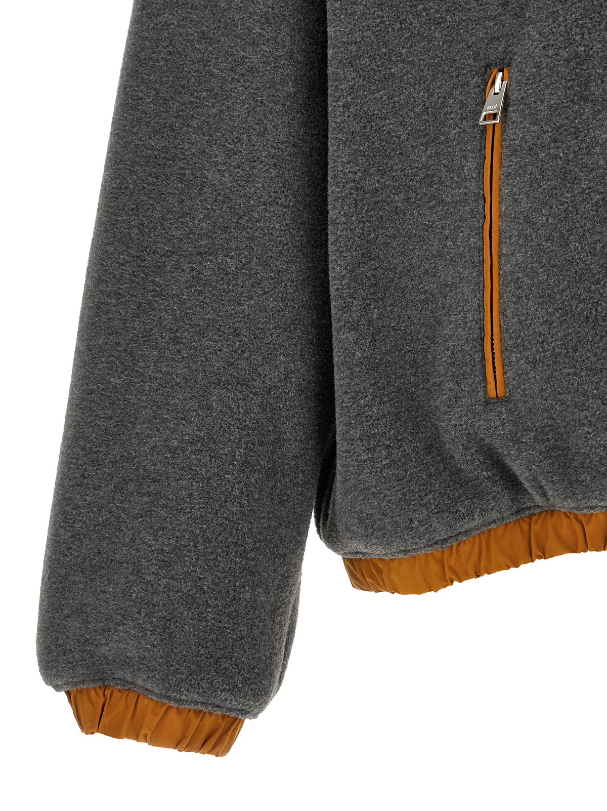 Ami Paris Unisex Orange Grey Vareuse Sweatshirt AMI PARIS