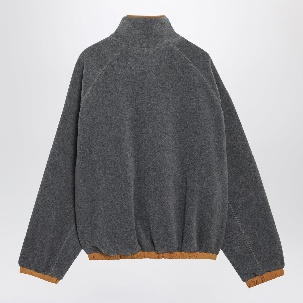 Ami Paris Ash Grey Fleece Vareuse Men AMI PARIS