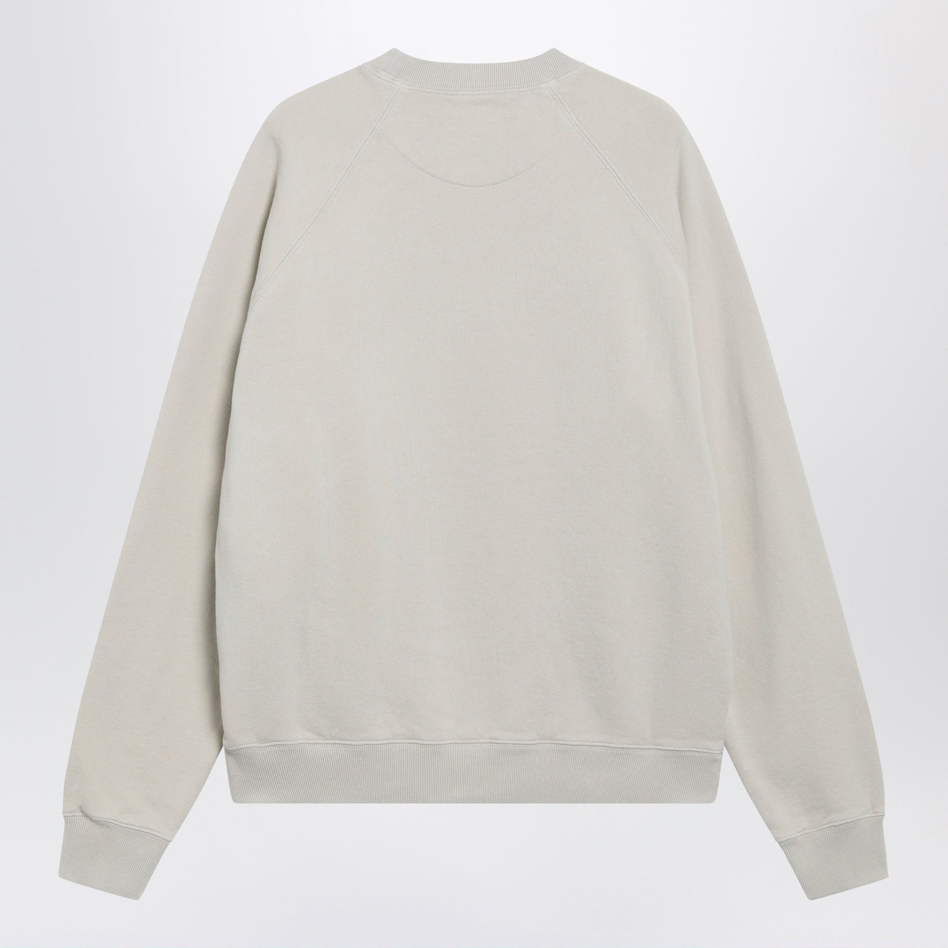 Prada Talc-Colored Cotton Fleece Sweatshirt Men PRADA