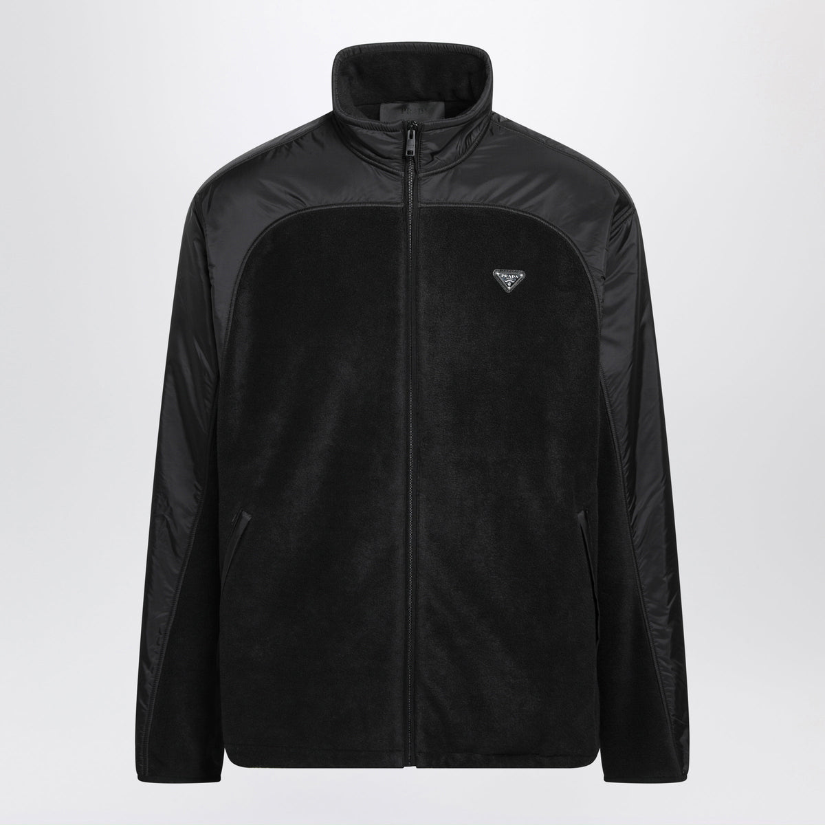 Prada Black Fleece Blouson Men PRADA