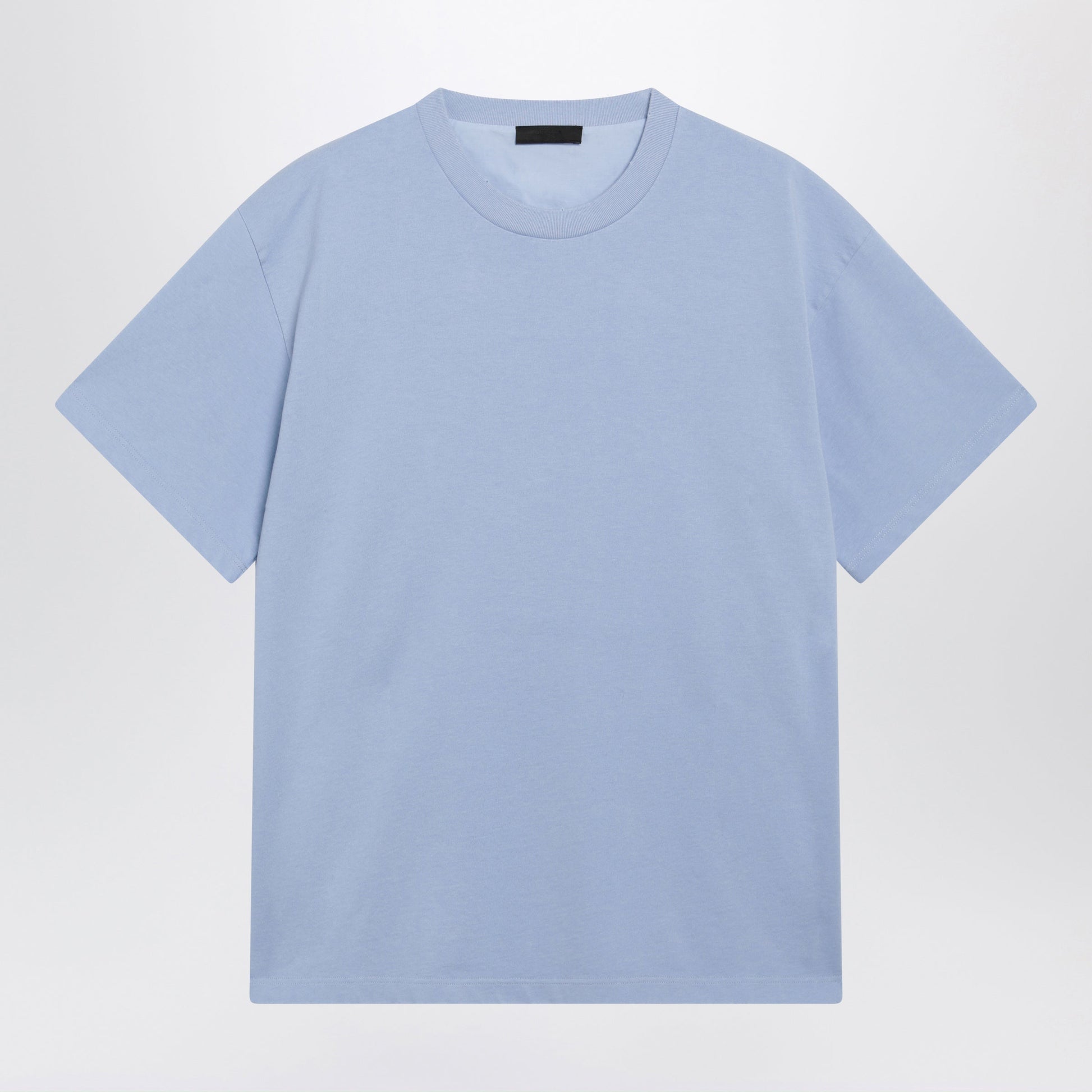 Prada Sky Blue Cotton T-Shirt Men PRADA
