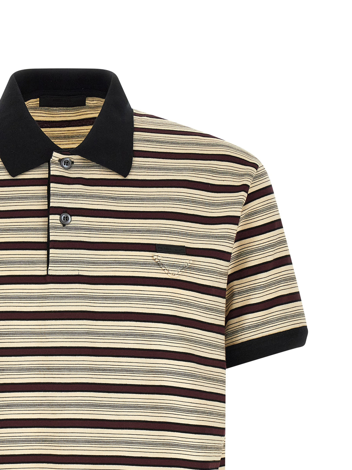 Prada Men Striped Polo Shirt PRADA