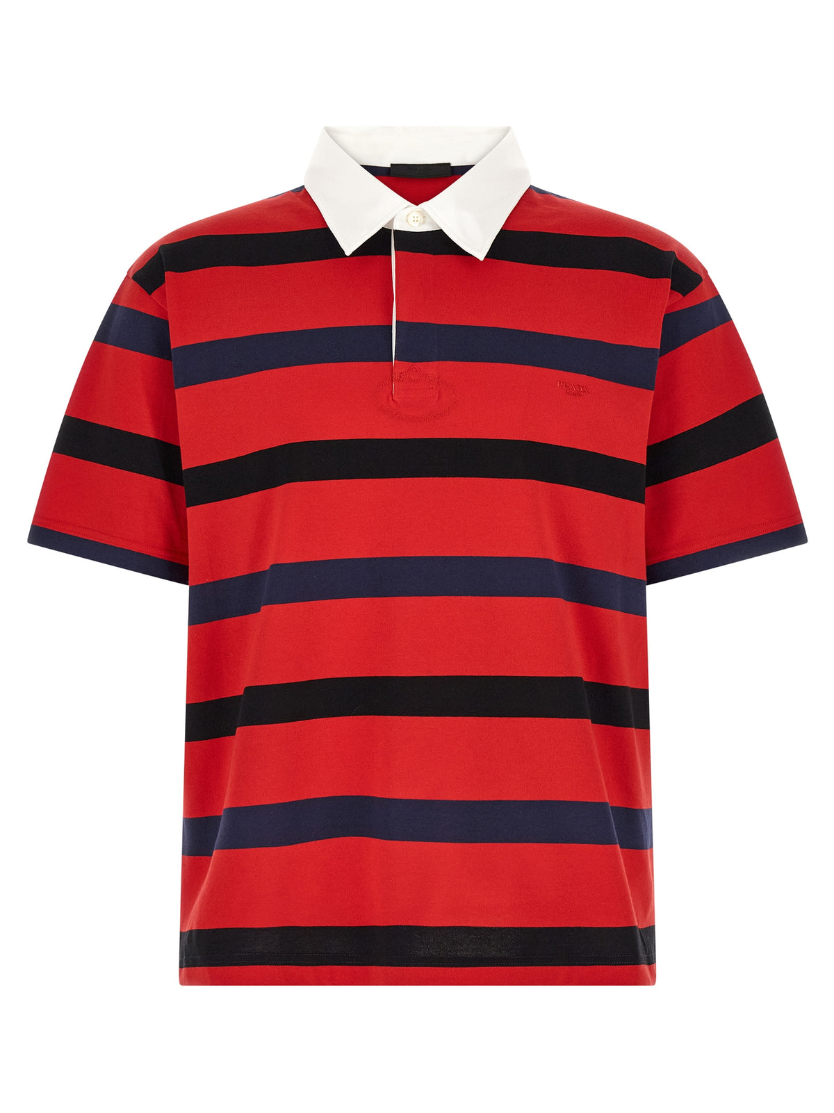 Prada Men Striped Polo Shirt PRADA