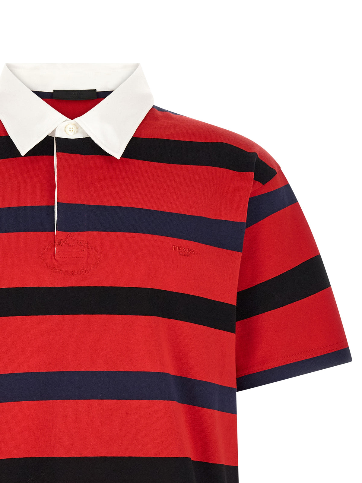 Prada Men Striped Polo Shirt PRADA