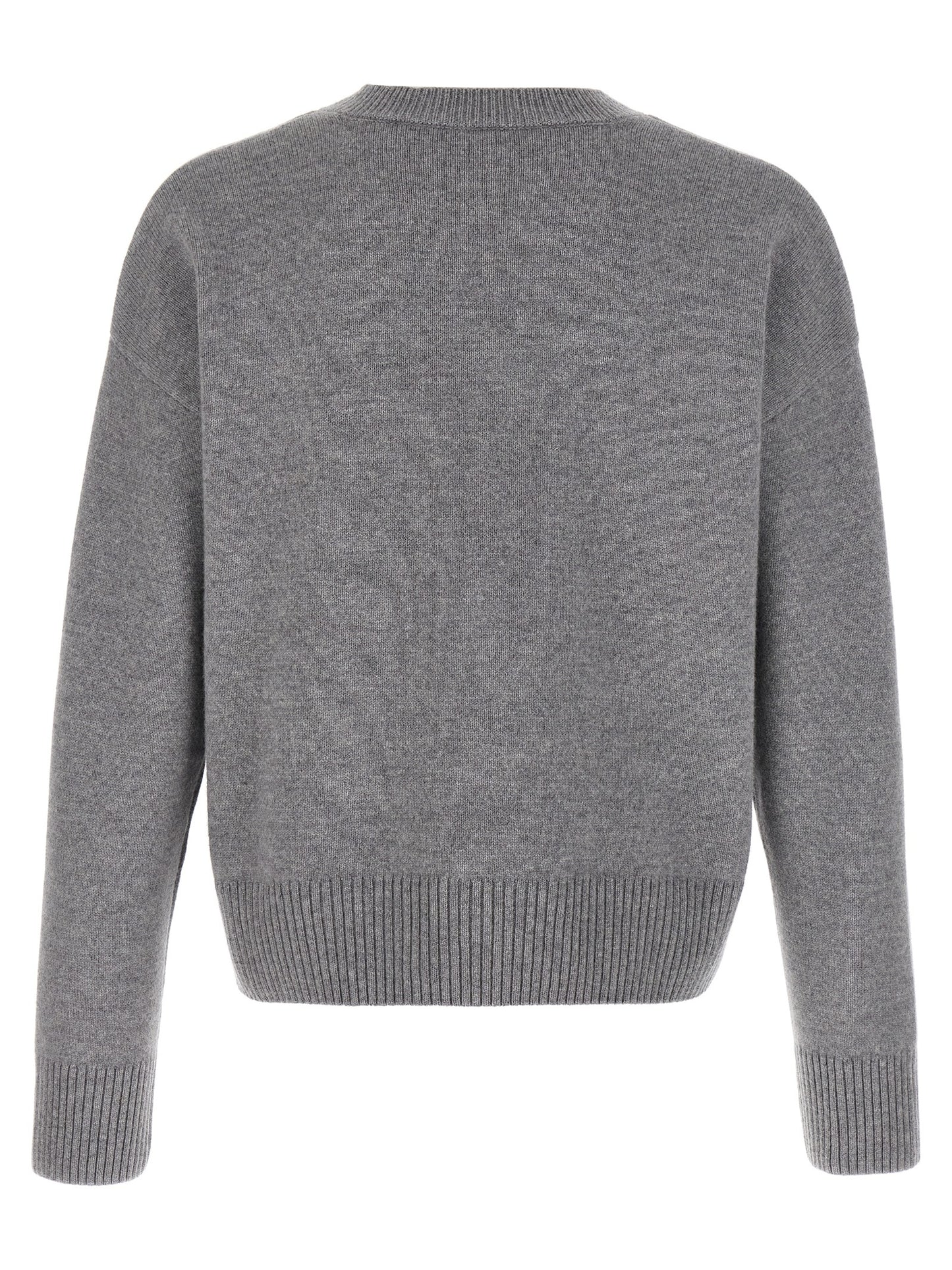 Ami Paris Men Puff Logo Patch Sweater AMI PARIS