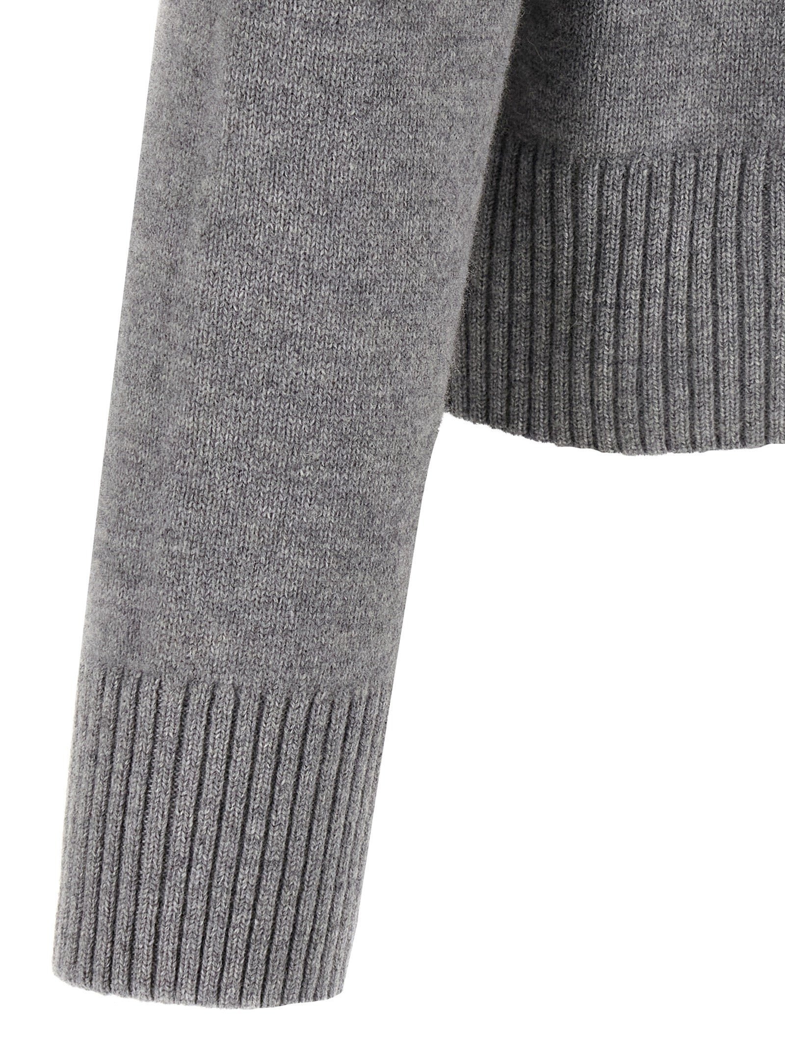 Ami Paris Men Puff Logo Patch Sweater AMI PARIS