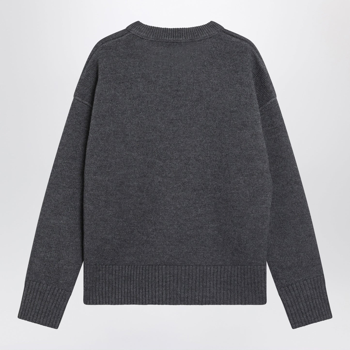 Ami Paris Dark Grey Ami De Coeur Sweater Men AMI PARIS
