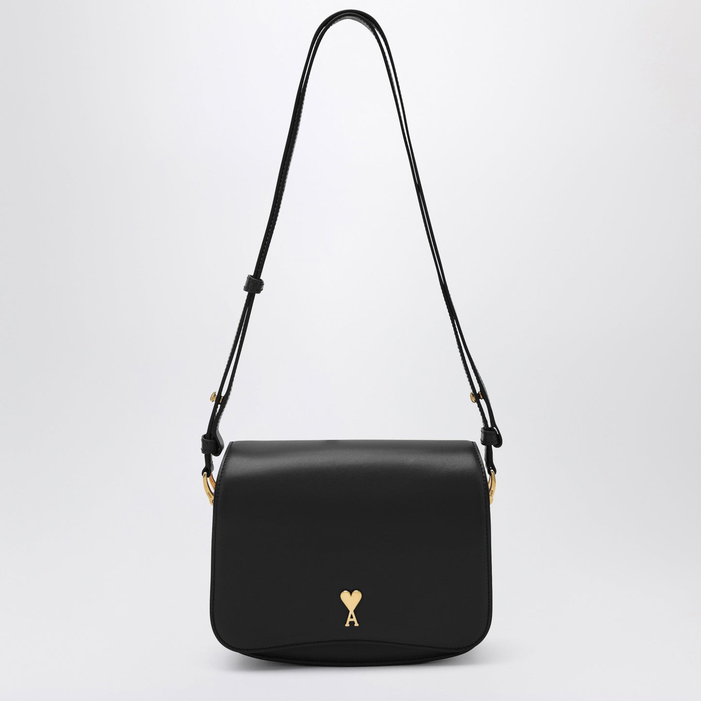 Ami Paris Paris Paris Black Calfskin Bag Women AMI PARIS