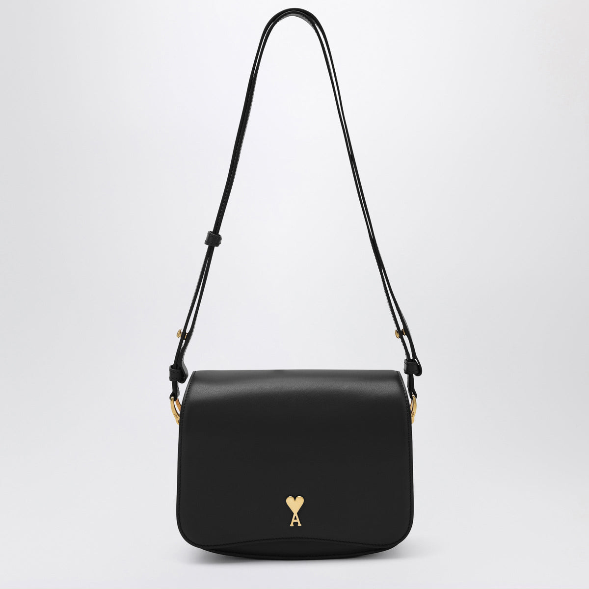 Ami Paris Paris Paris Black Calfskin Bag Women AMI PARIS