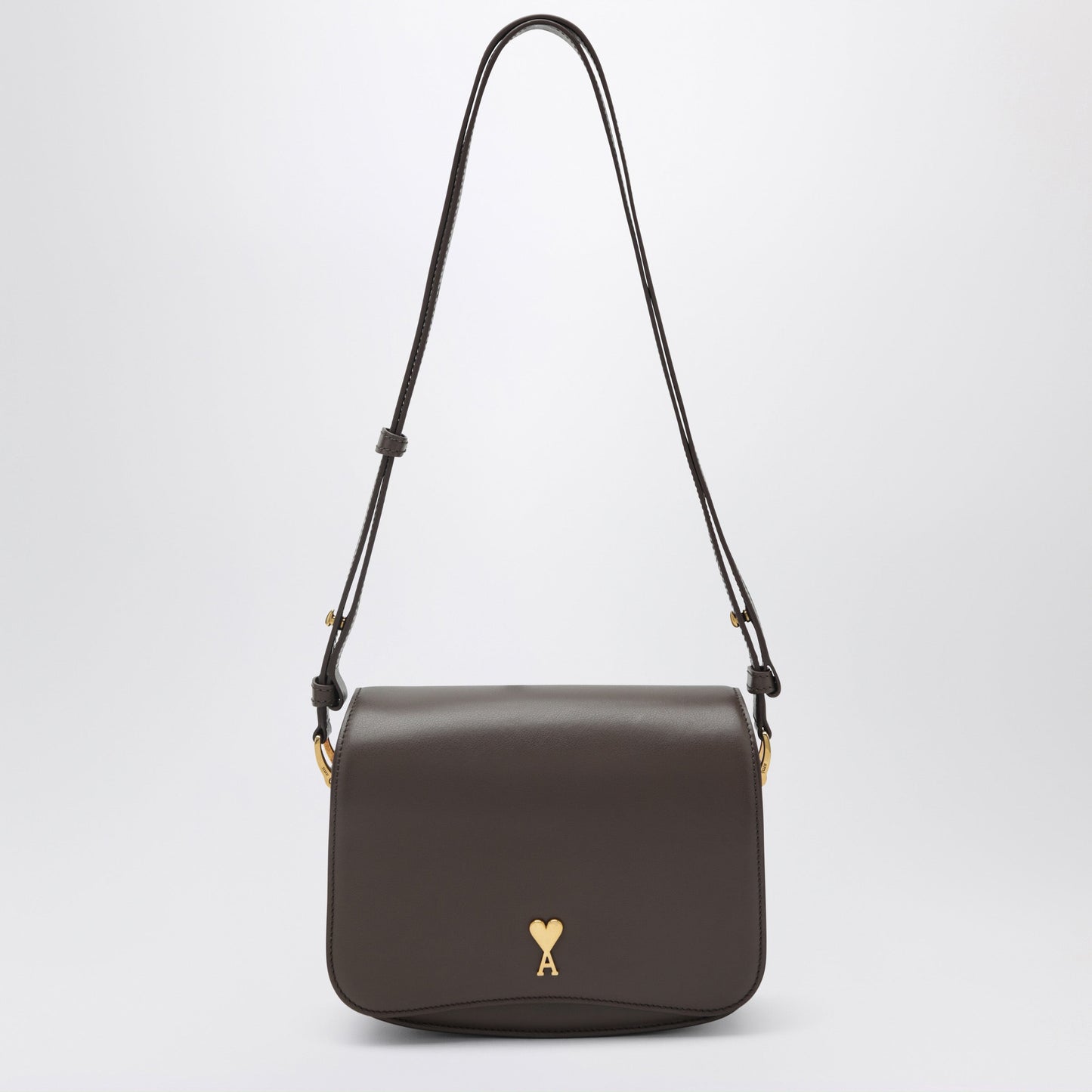 Ami Paris Paris Paris Bag In Truffle Leather Women AMI PARIS