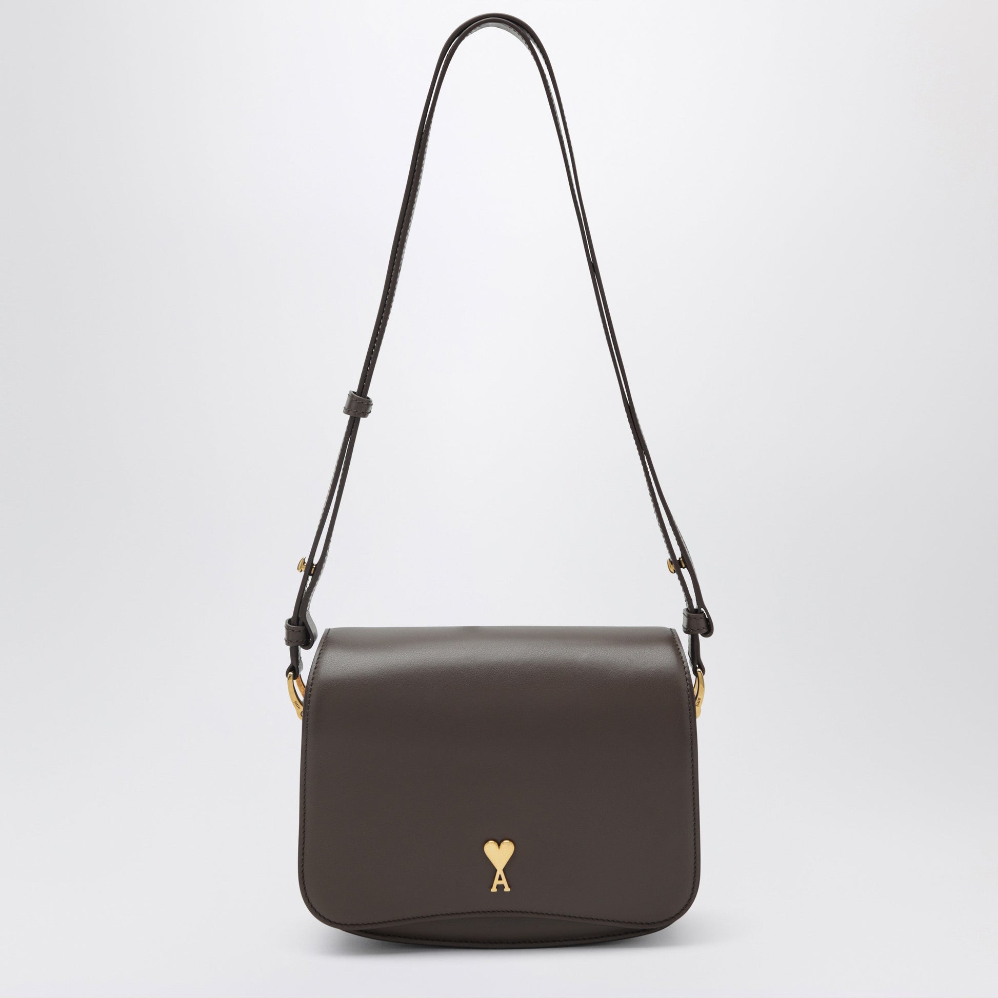 Ami Paris Paris Paris Bag In Truffle Leather Women AMI PARIS