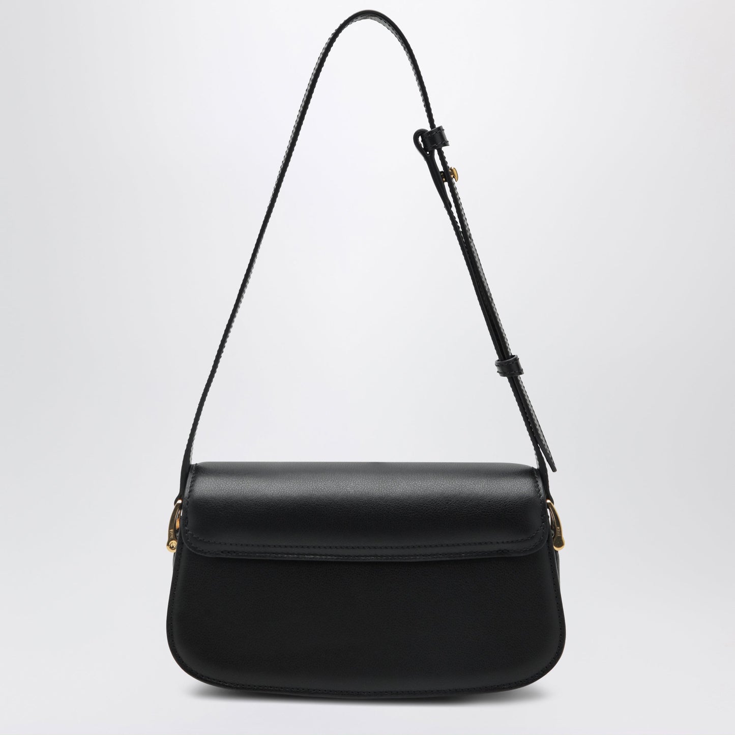 Ami Paris Paris Paris Black Leather Shoulder Bag Women AMI PARIS