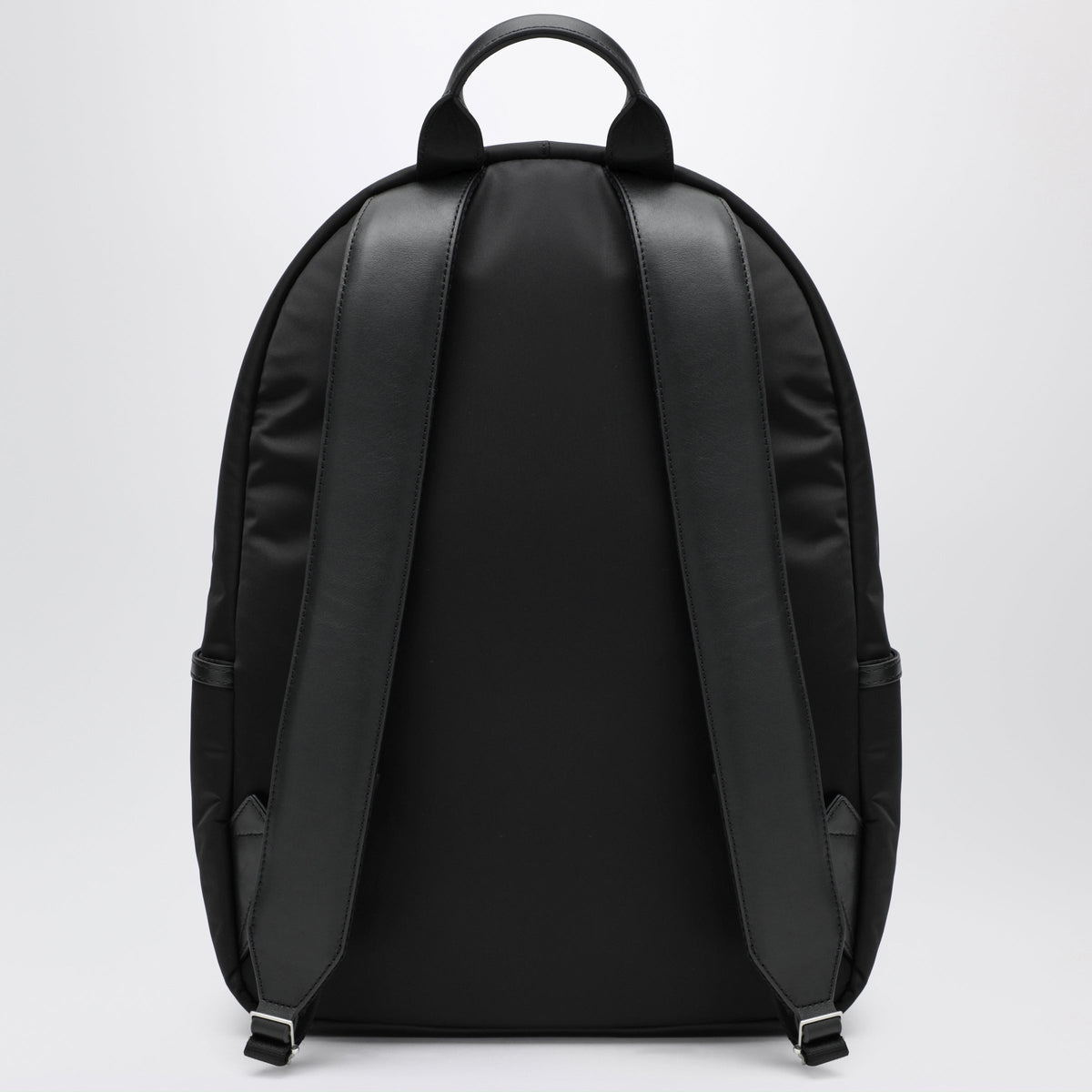 Ami Paris Black Ami De Coeur Backpack In Nylon Men AMI PARIS