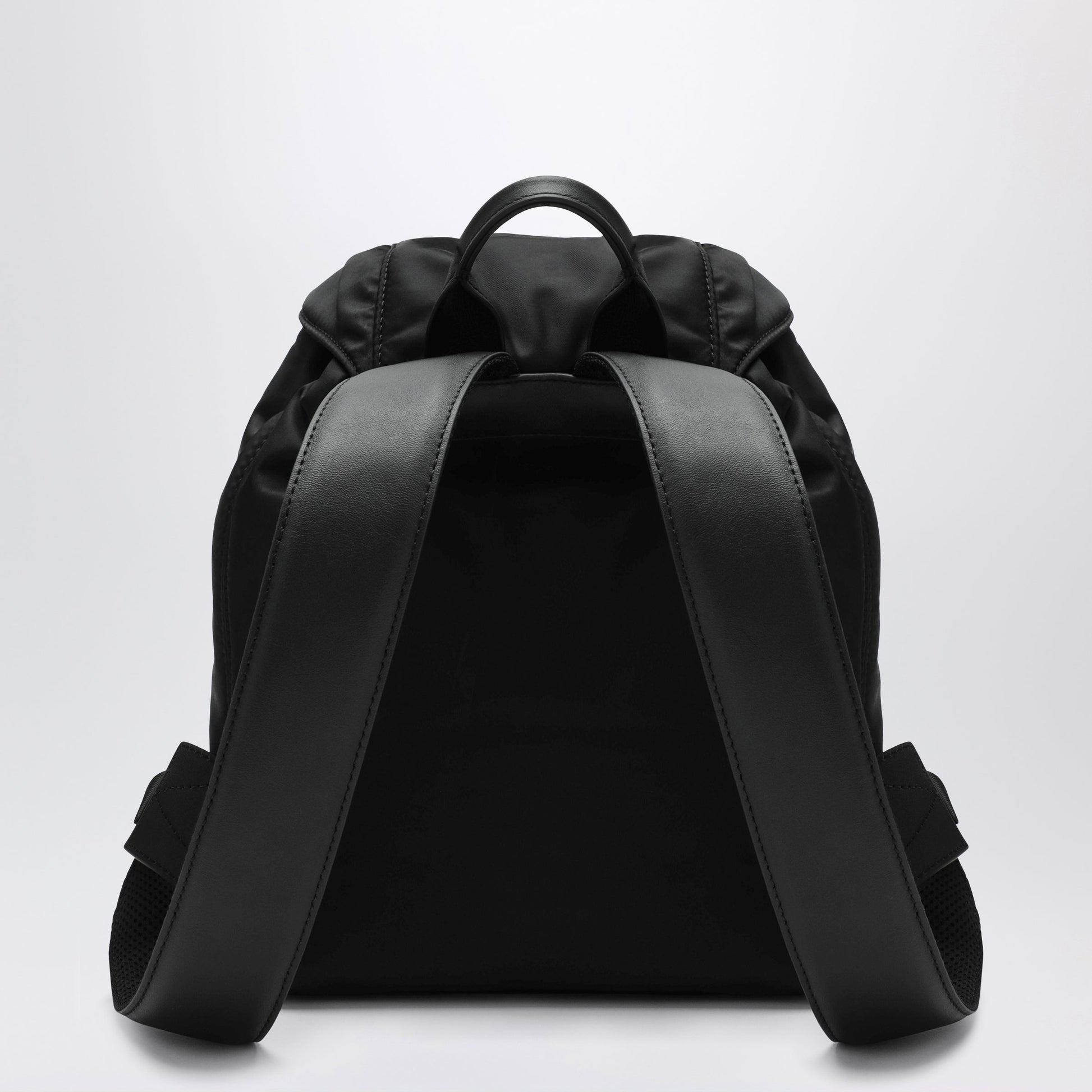 Ami Paris Marcel Small Black Nylon Backpack Women AMI PARIS