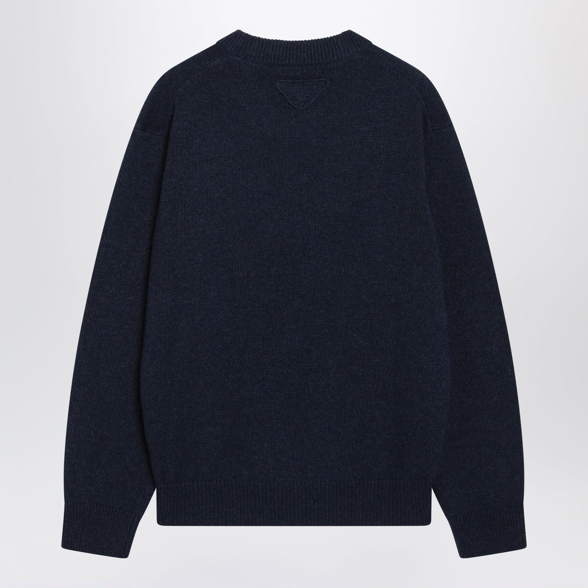 Prada Ink Crew Neck Sweater In Recycled Cashmere Men PRADA