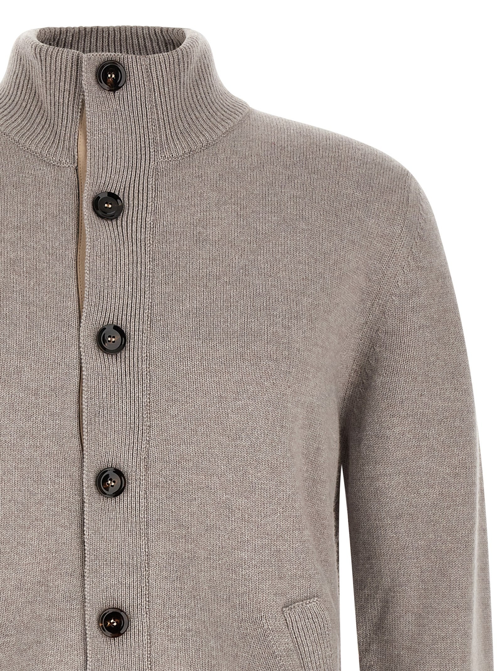 Brioni Men Cardigan With Price List Collar BRIONI