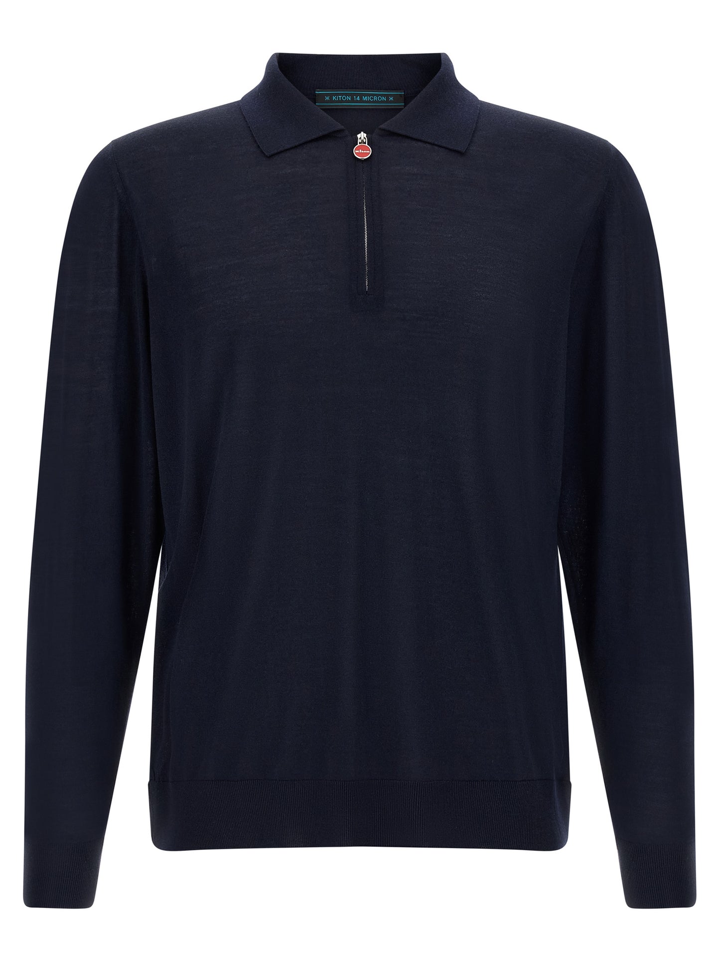 Kiton Men Wool Polo Shirt 14 Microns KITON