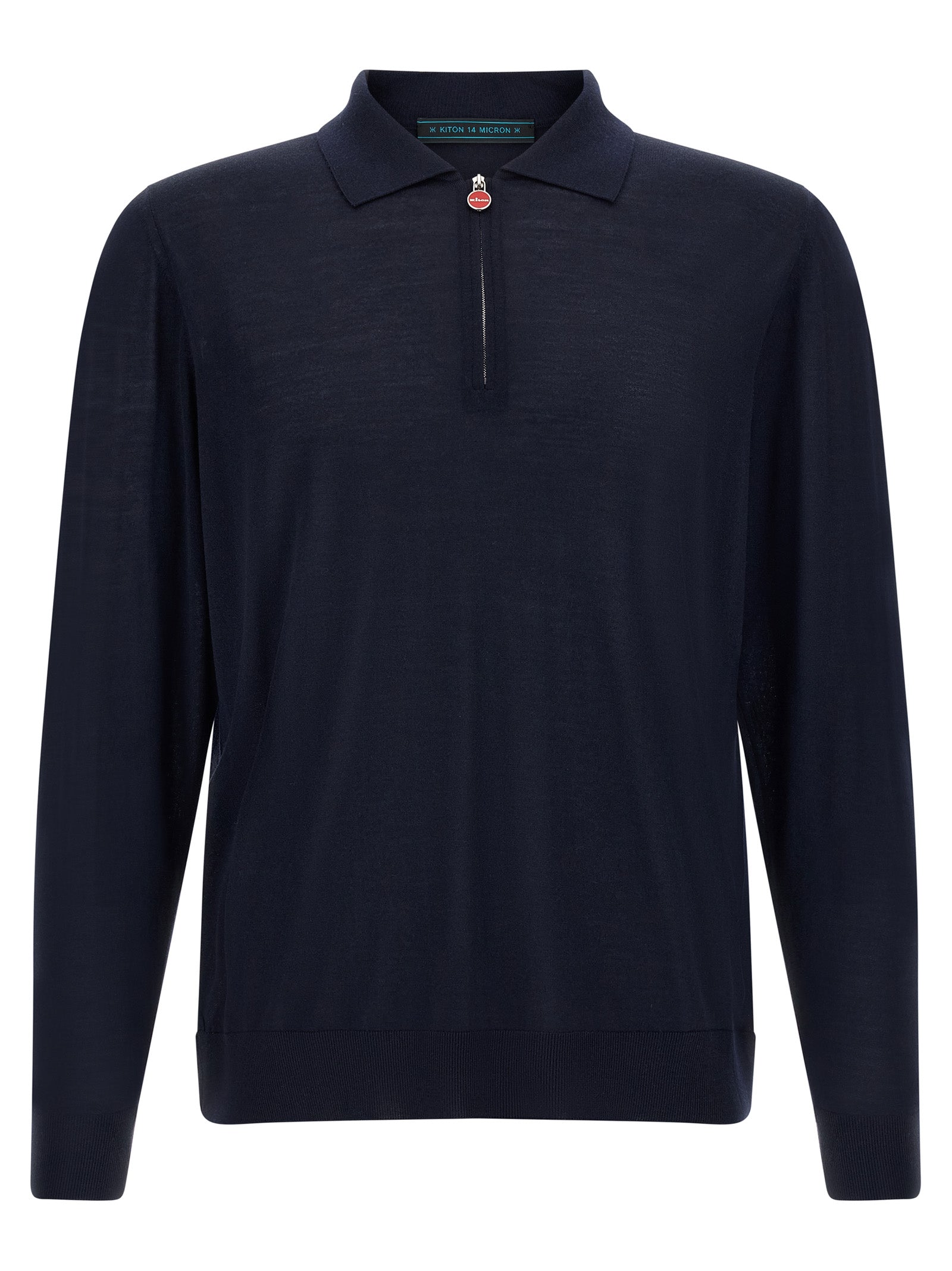 Kiton Men Wool Polo Shirt 14 Microns KITON