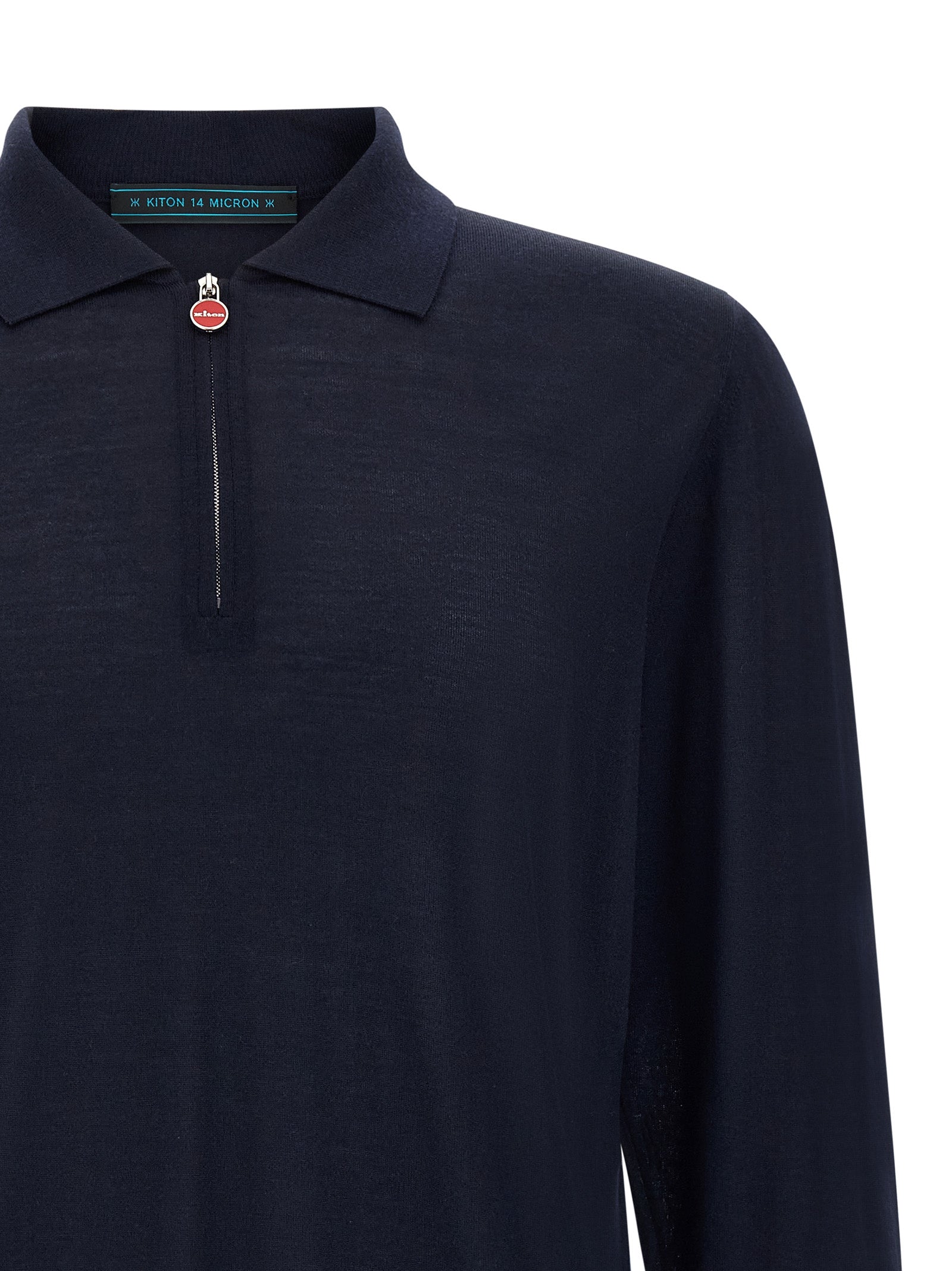 Kiton Men Wool Polo Shirt 14 Microns KITON