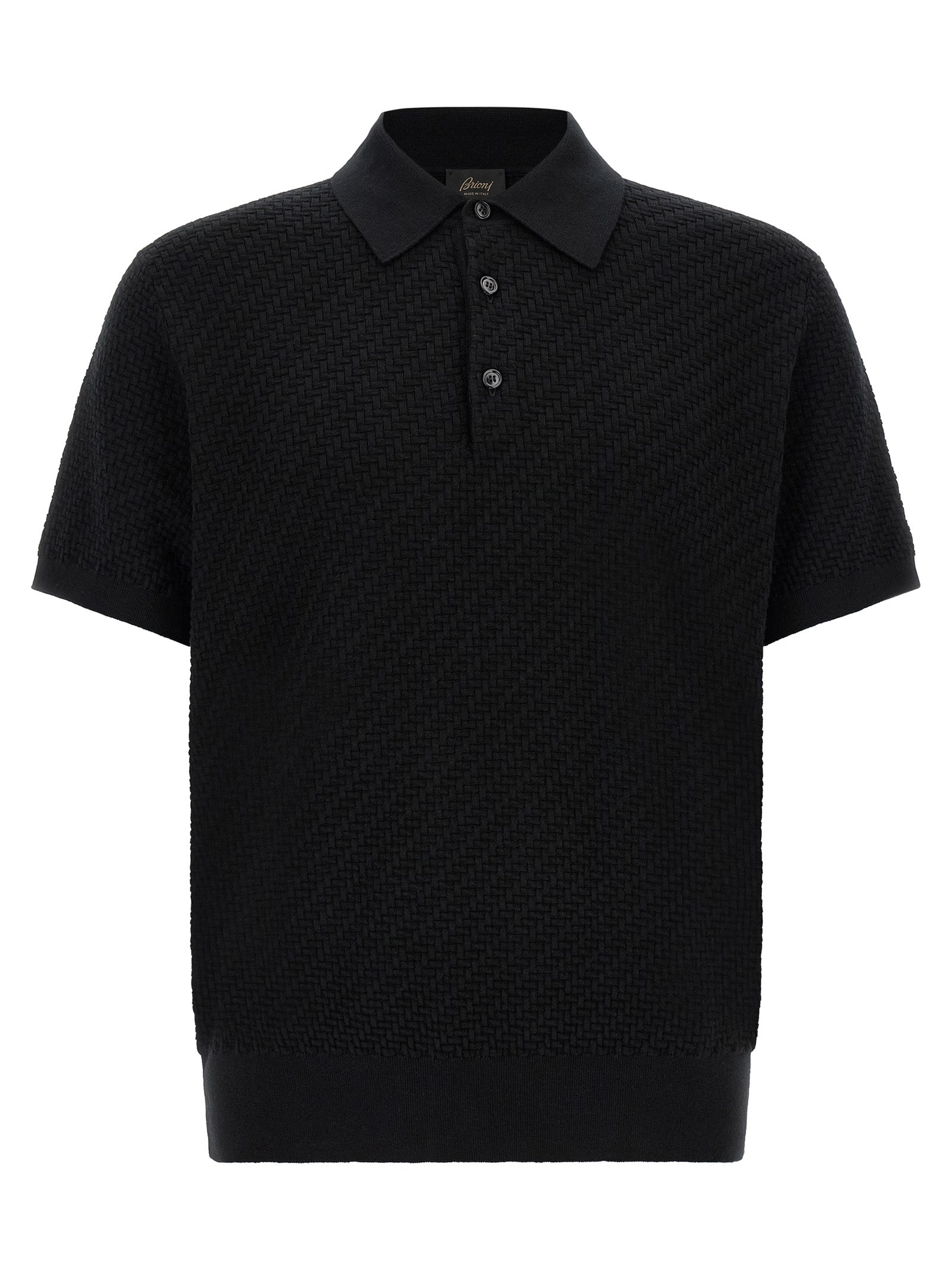 Brioni Men 'Trama' Weaving Polo BRIONI