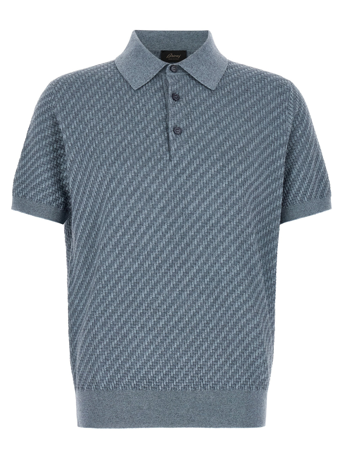 Brioni Men 'Trama' Weaving Polo BRIONI