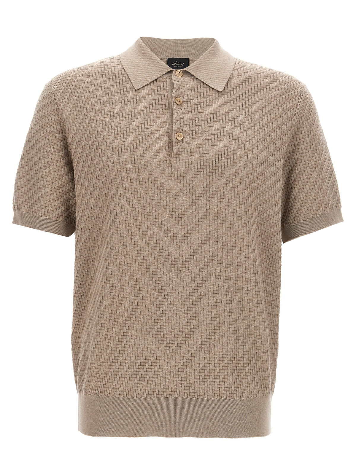 Brioni Men Knitted Polo Shirt BRIONI