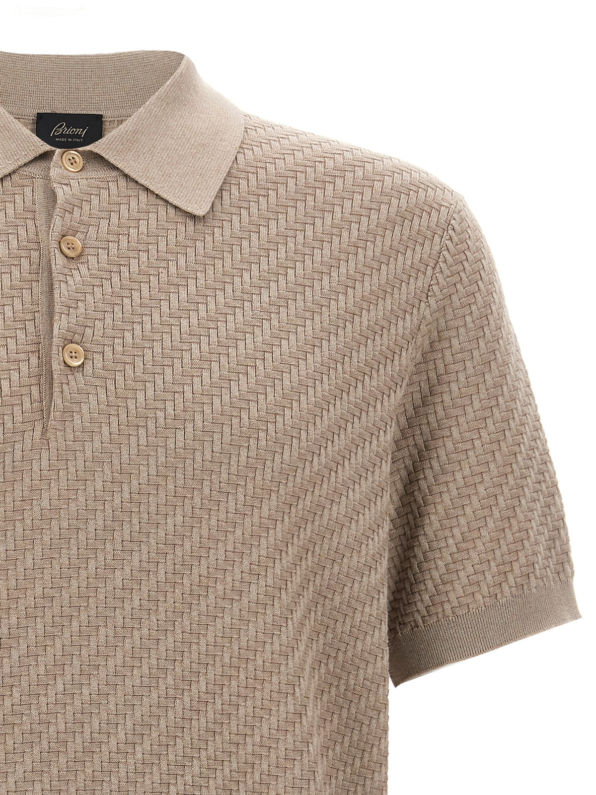 Brioni Men Knitted Polo Shirt BRIONI