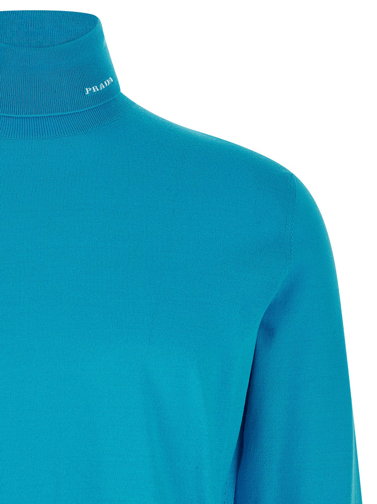 Prada Men Logo Intarsia Turtleneck Sweater PRADA