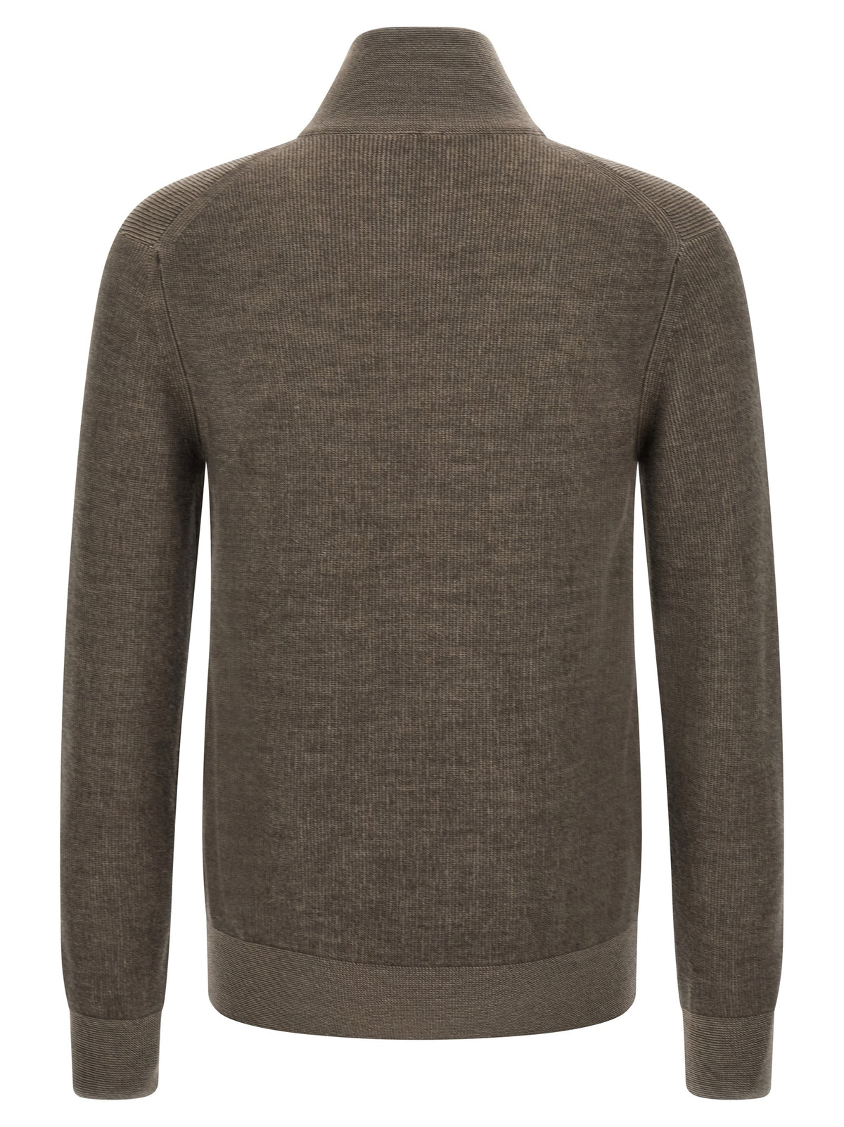 Brioni Men Brown Vanisé Sweater BRIONI