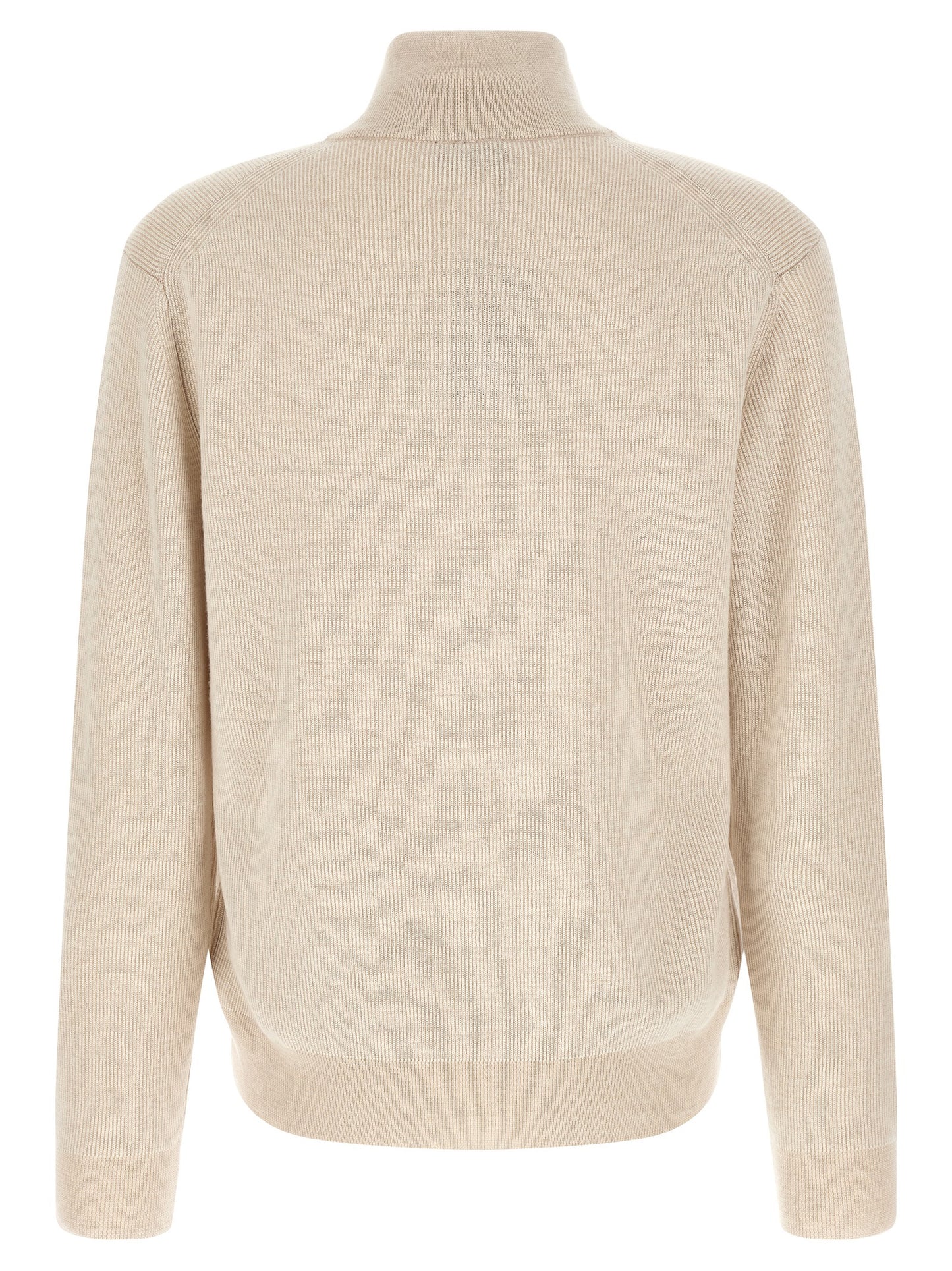 Brioni Men High Neck Sweater With Zip BRIONI