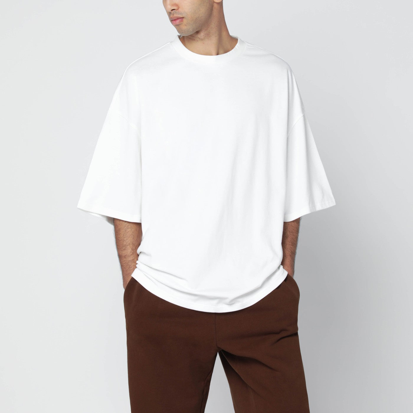 Entire Studios White Boxy T-Shirt Men Entire Studios