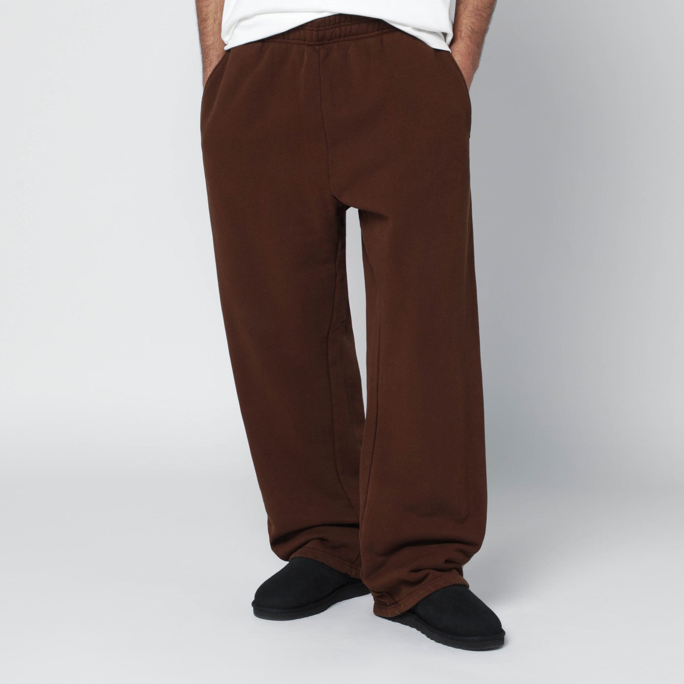 Entire Studios Dark Brown Cotton Joggers Men Entire Studios