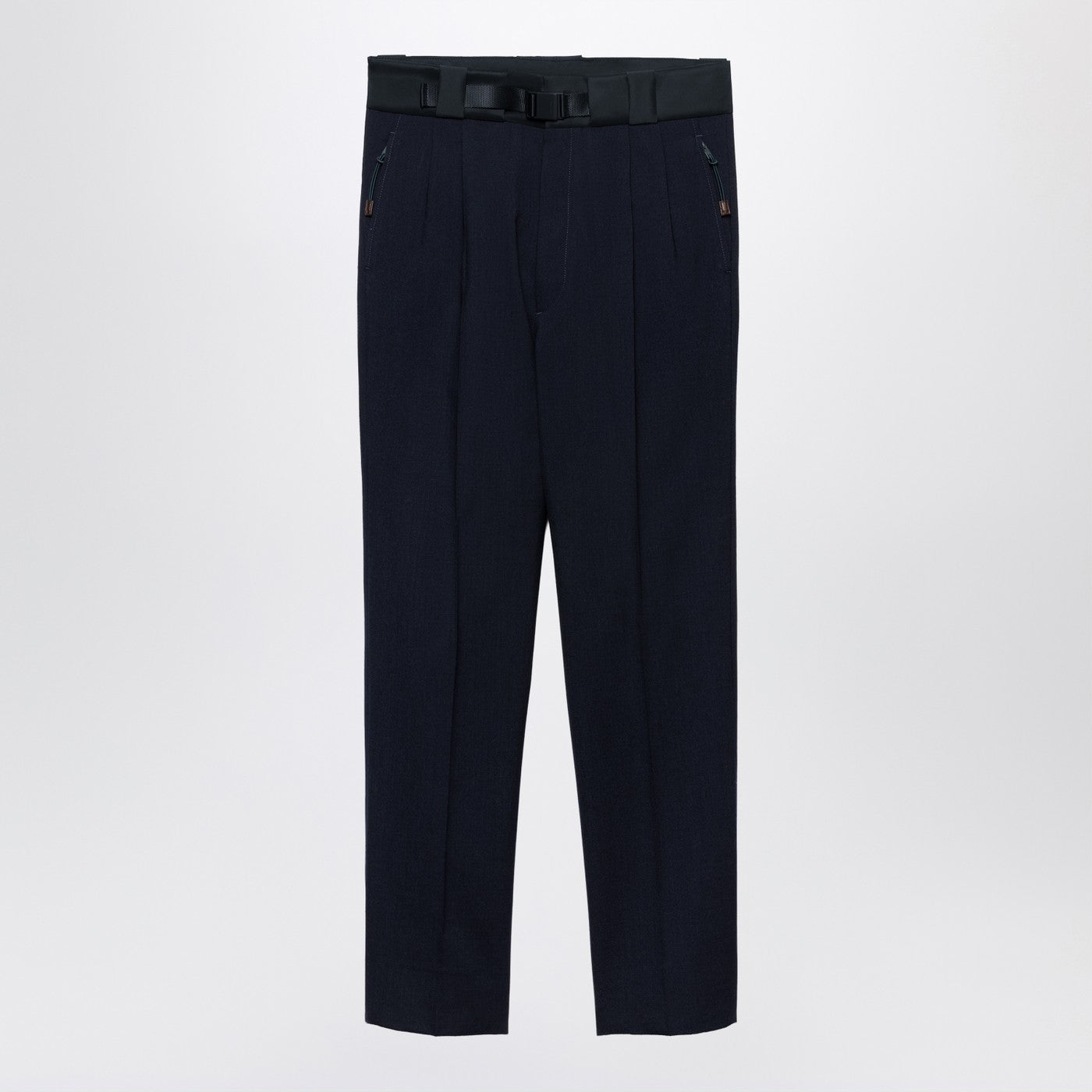 Prada Wool Trousers With Technical Details Men PRADA