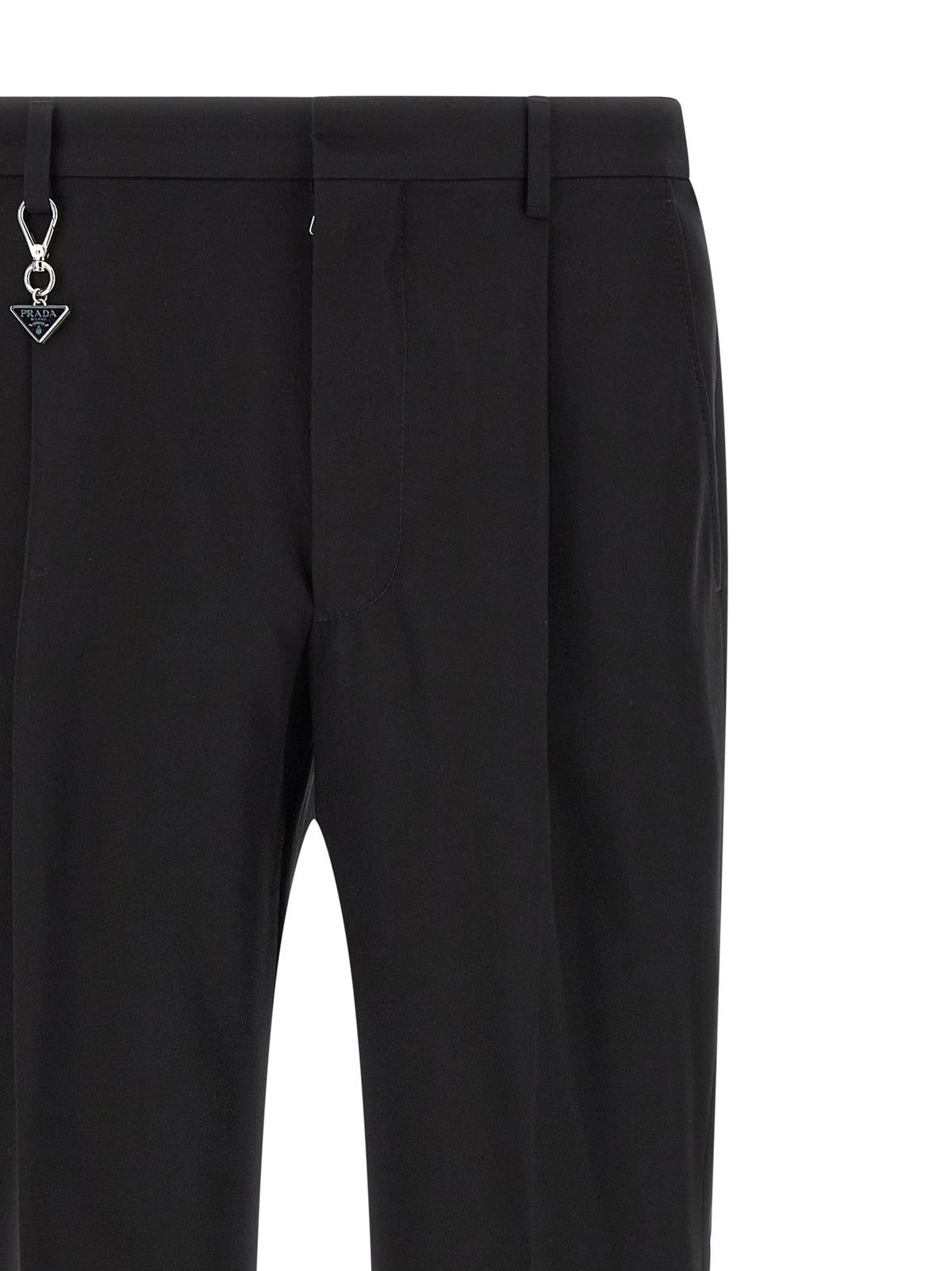 Prada Men Logo Keyring Pants PRADA