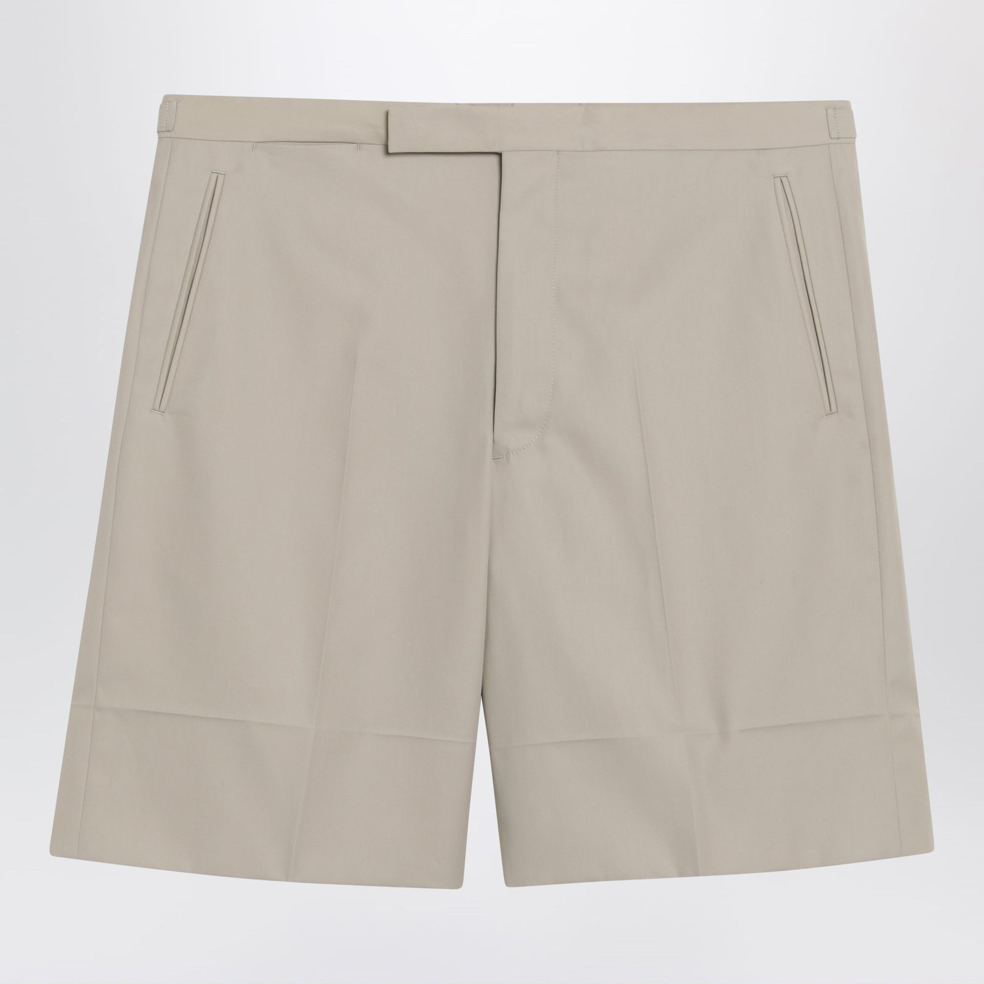 Prada Sand-Colored Cotton Bermuda Shorts Men PRADA