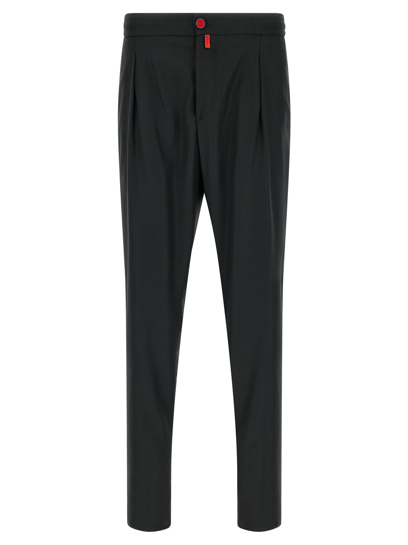 Kiton Men Red Button Pants KITON
