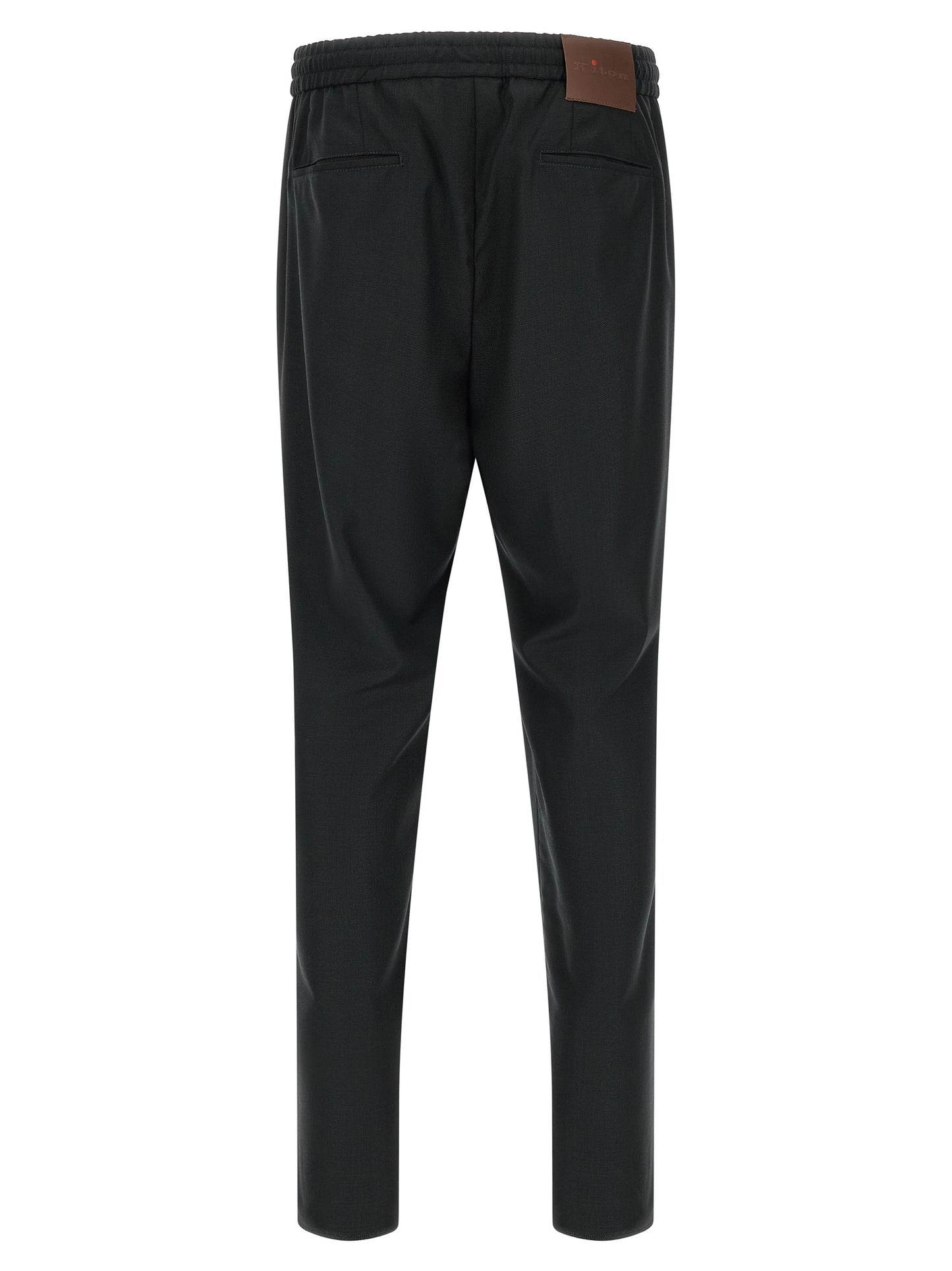 Kiton Men Red Button Pants KITON