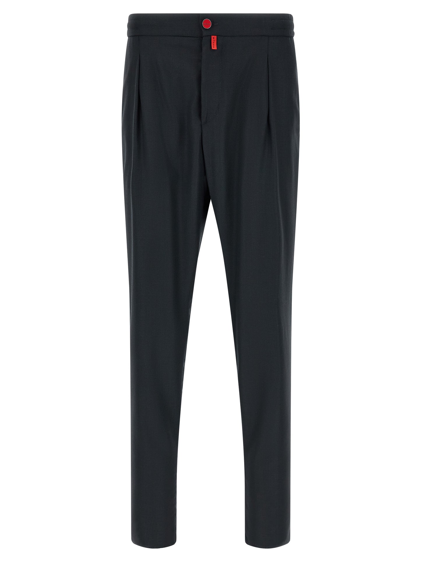 Kiton Men Red Button Pants KITON