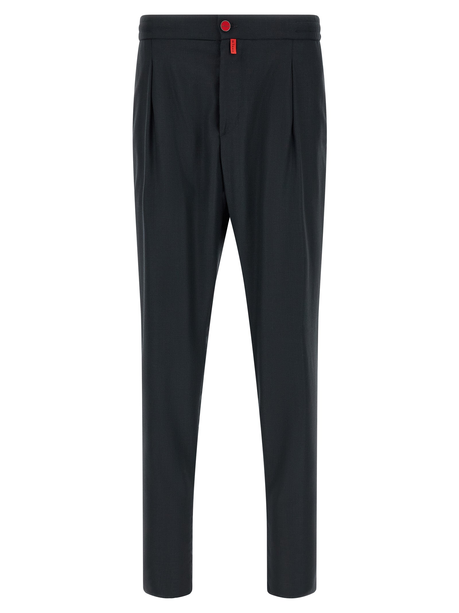 Kiton Men Red Button Pants KITON